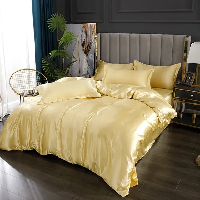 VelvaSleep – Premium Satin Bedding Set for Elegant Nights