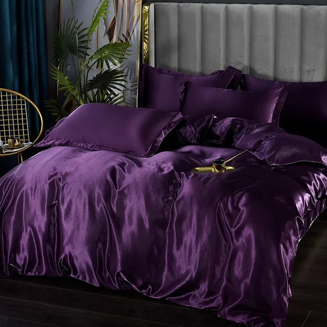 VelvaSleep – Premium Satin Bedding Set for Elegant Nights