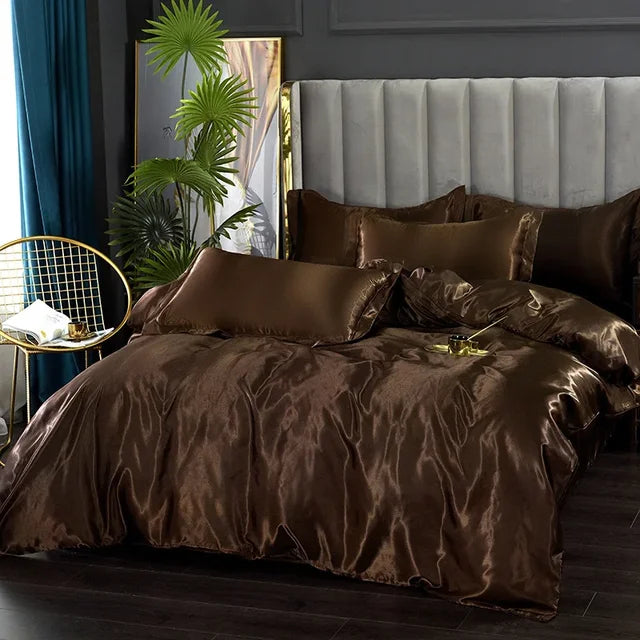 VelvaSleep – Premium Satin Bedding Set for Elegant Nights