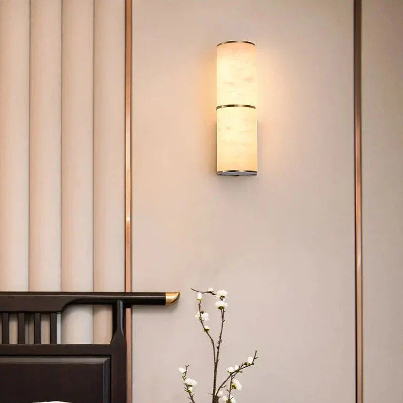MarbleBeam – Sophisticated Stone Wall Light with Natural Aesthetic