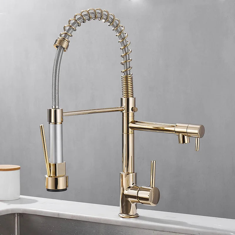Modern Two-Way Faucet Connector – Compact Dual Outlet Tap for Versatile Use