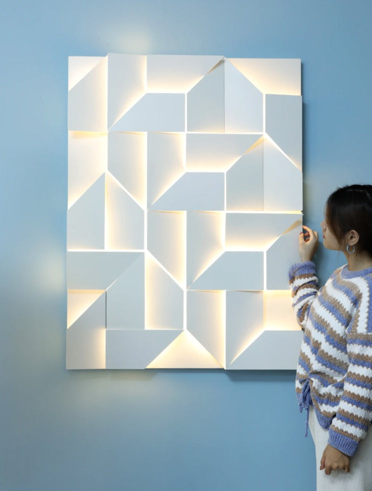 GlowVista – Modern 3D Wall Lamp for Breathtaking Visual Effects