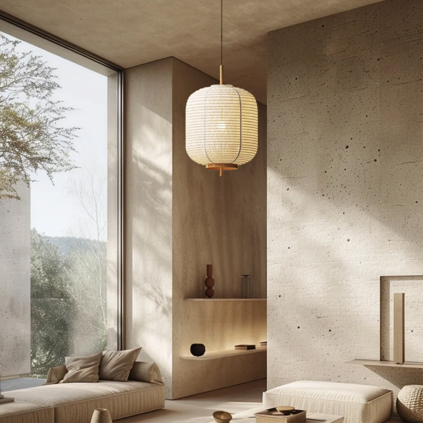 ShojiGlow | Japanese-inspired Interior Rice Paper Pendant Lamp