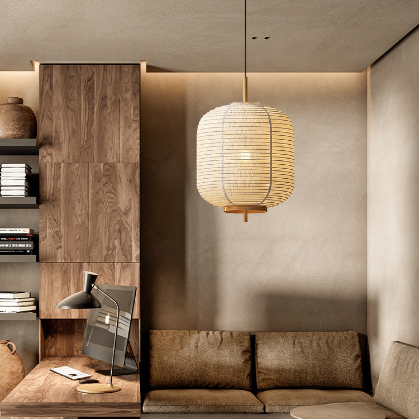 ShojiGlow | Japanese-inspired Interior Rice Paper Pendant Lamp