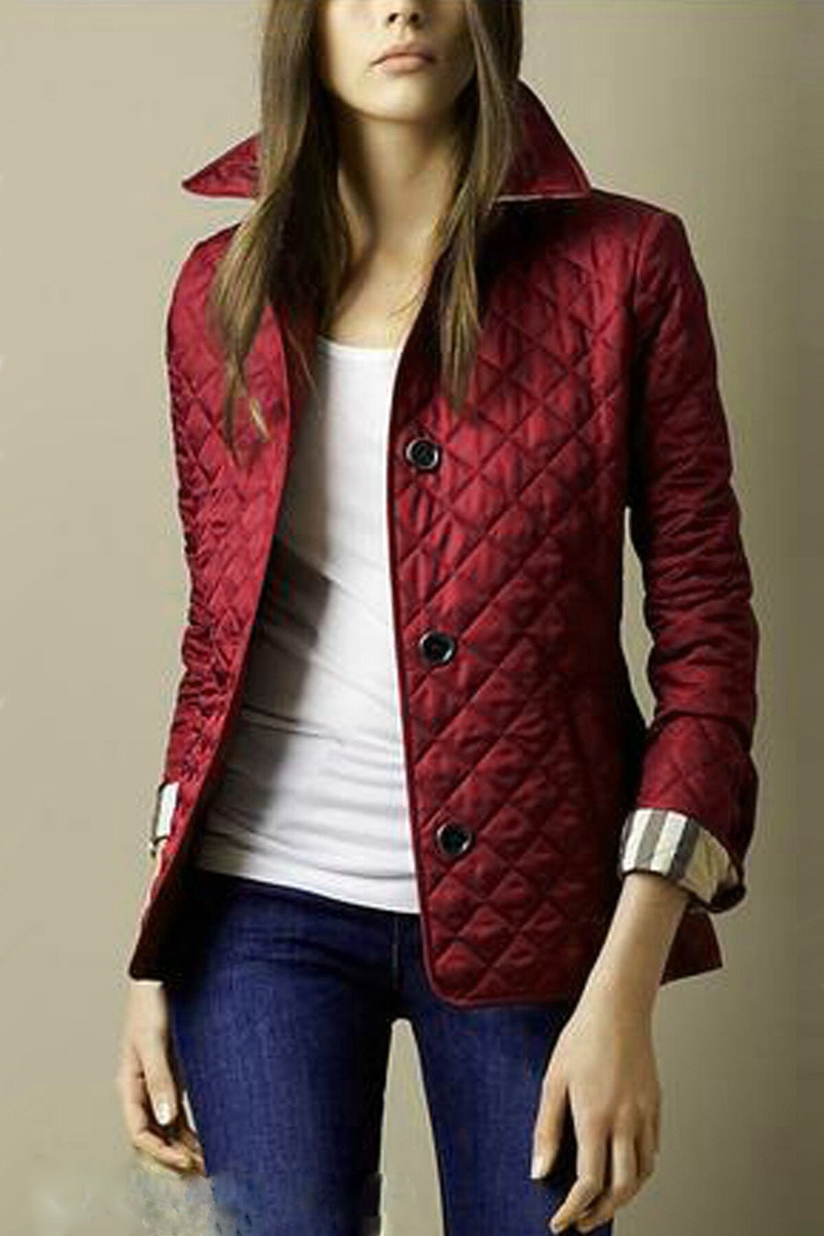 Sienna | Stylish Button-Down Puffer Jacket for Effortless Winter Outfits