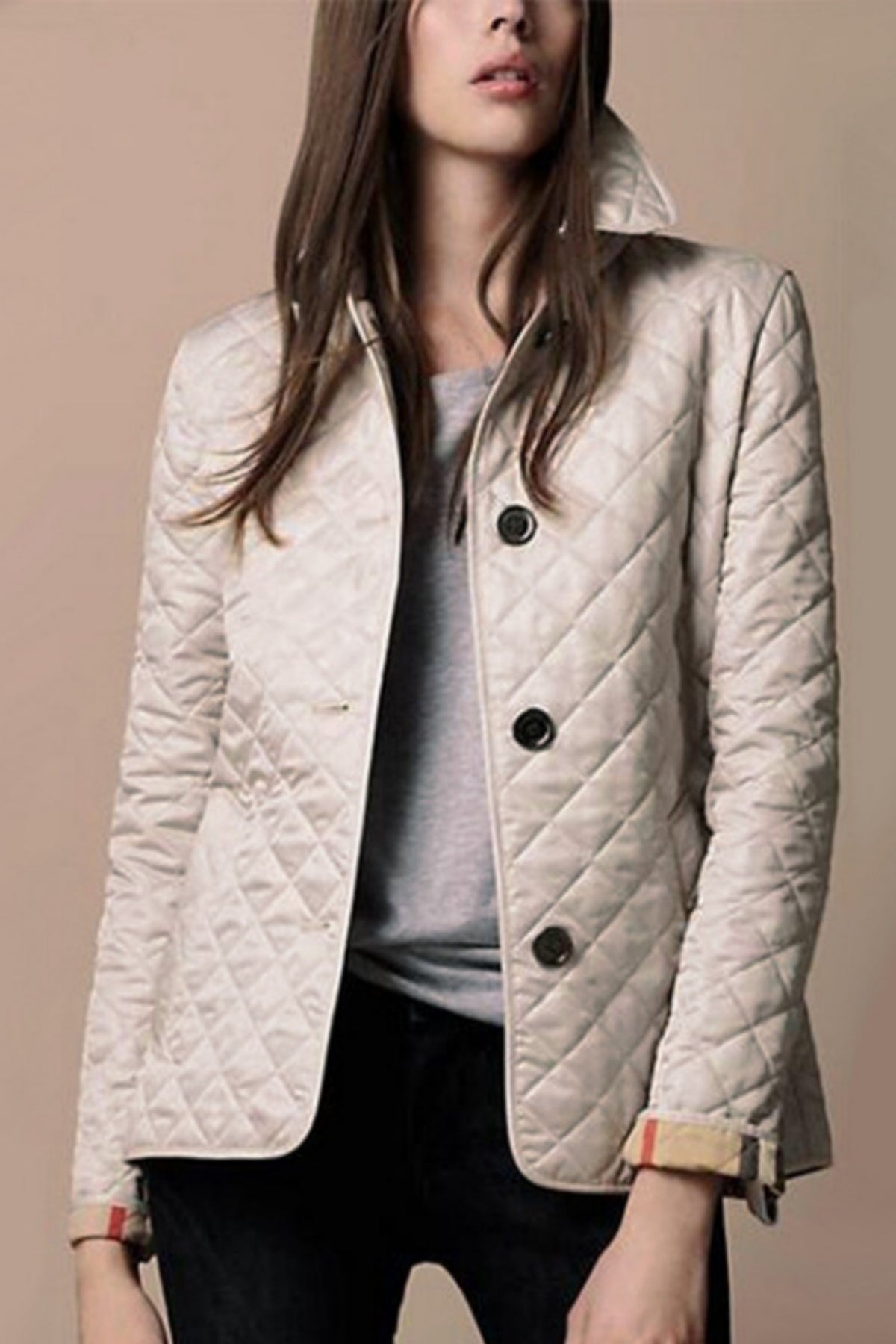 Sienna | Stylish Button-Down Puffer Jacket for Effortless Winter Outfits