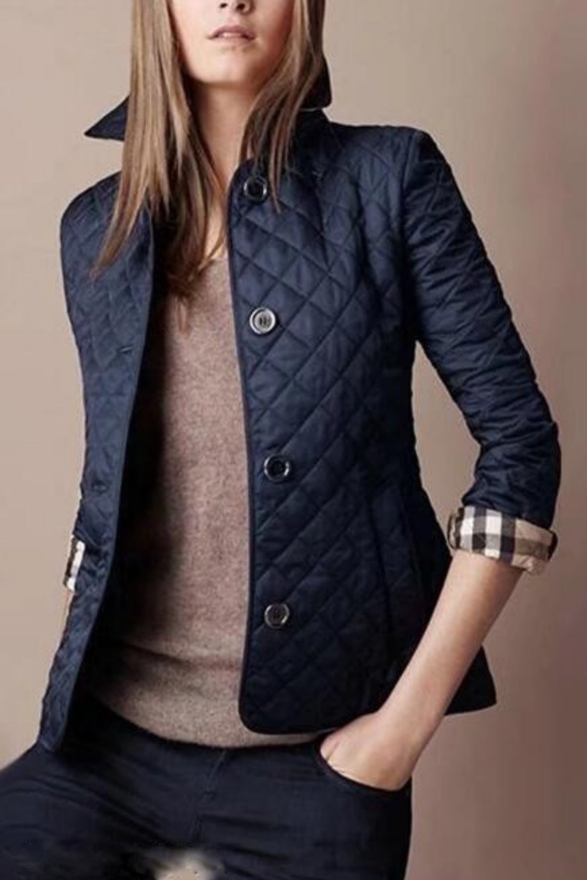 Sienna | Stylish Button-Down Puffer Jacket for Effortless Winter Outfits