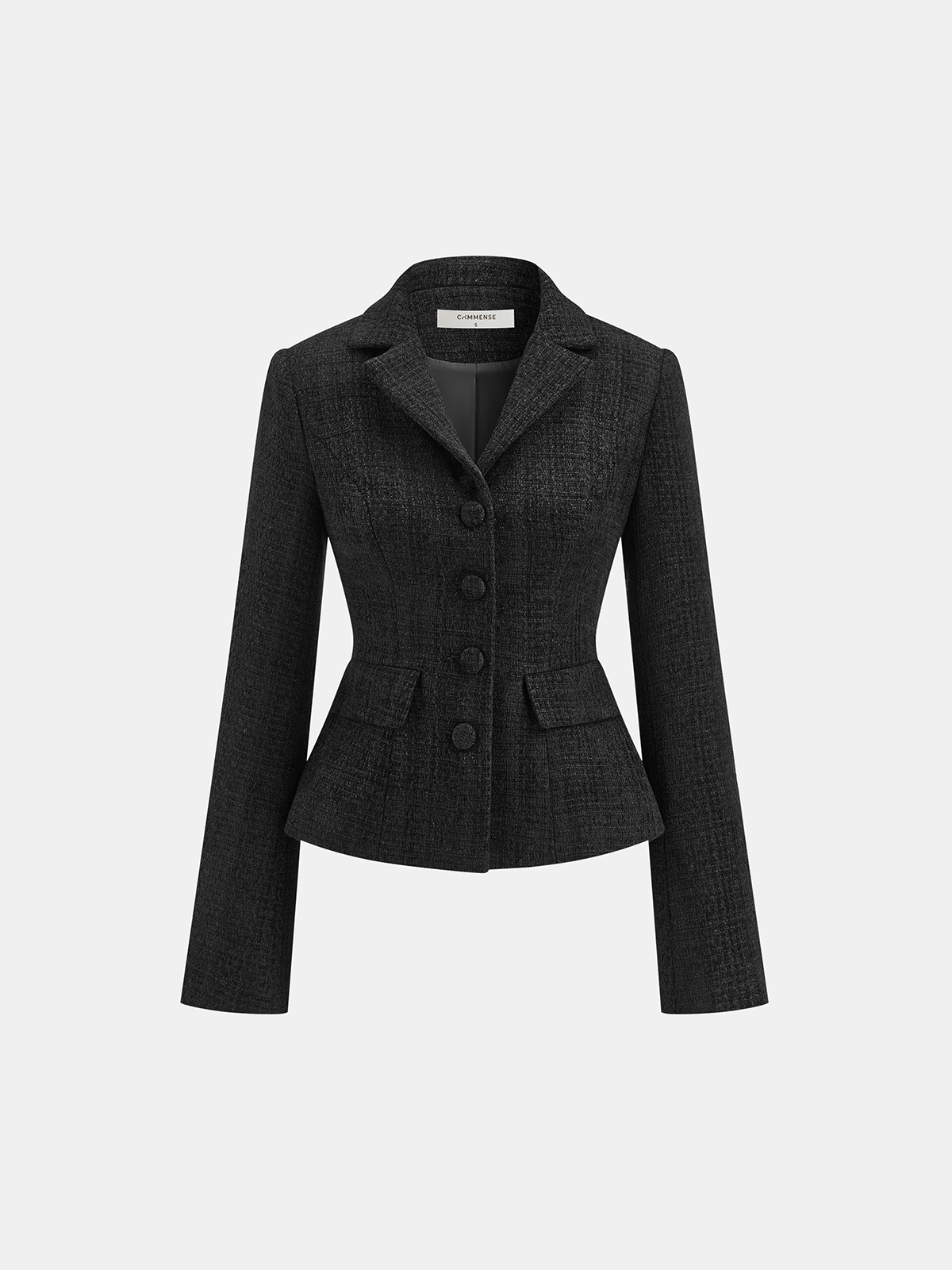Skye | Elegant Velvet Fitted Lapel Blazer