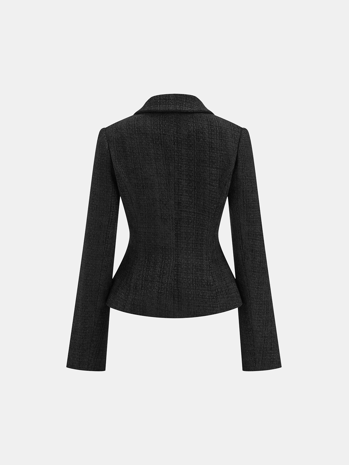 Skye | Elegant Velvet Fitted Lapel Blazer