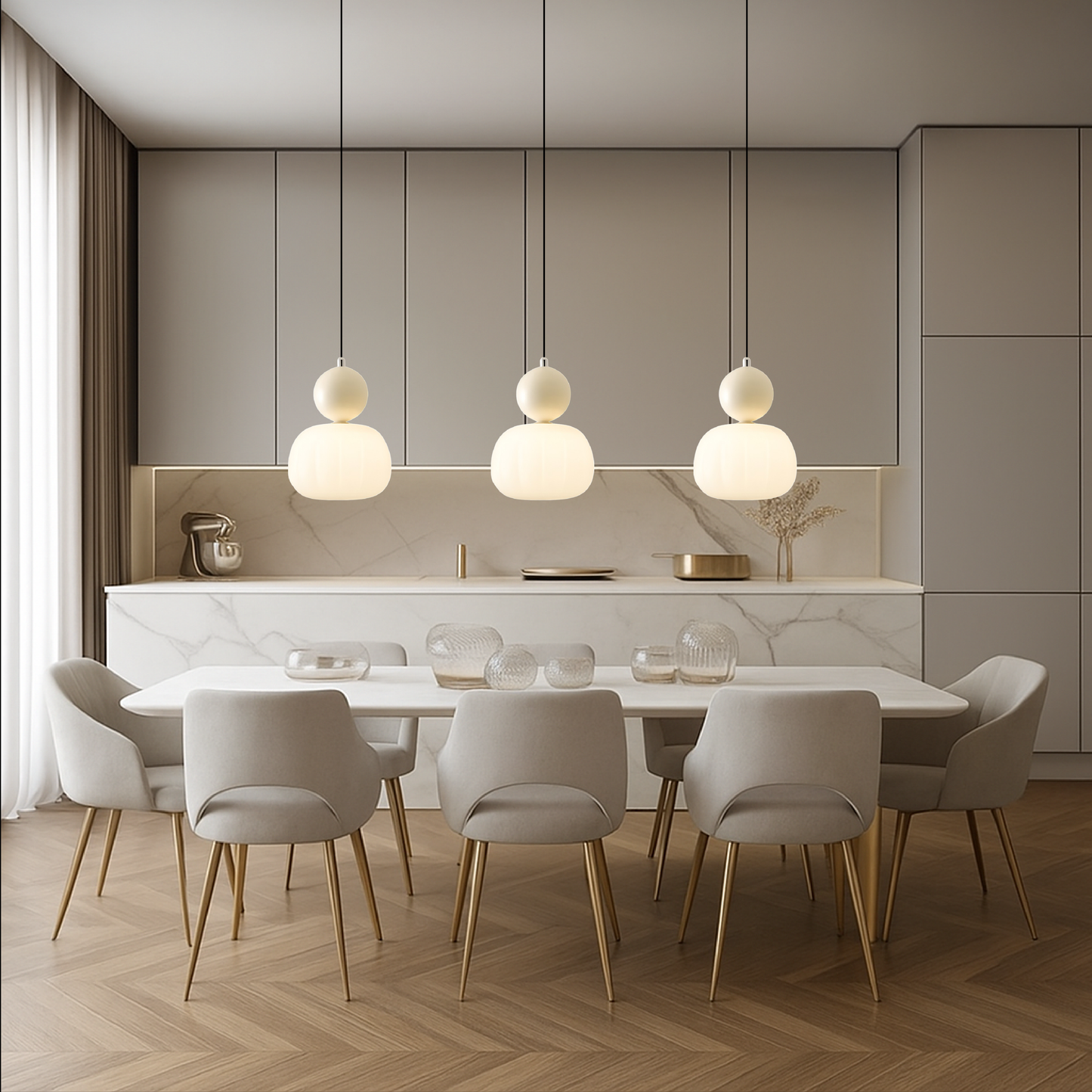 Skylis | Artistic Deco-Inspired Minimalist Hanging Lamp