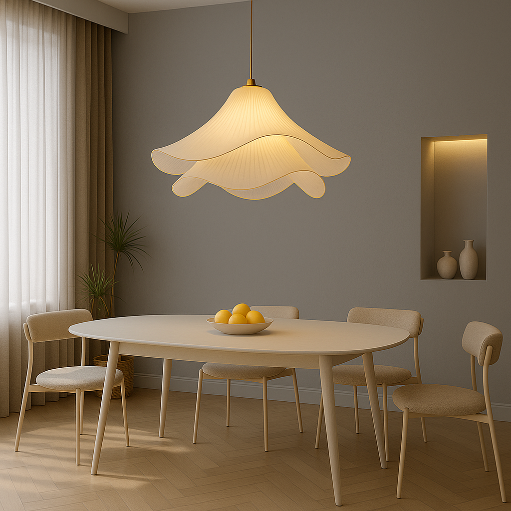 Skyvra | Minimalist Flower Pendant Lamp for Scandinavian Interiors