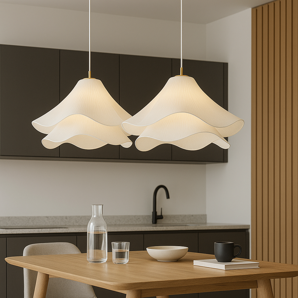 Skyvra | Minimalist Flower Pendant Lamp for Scandinavian Interiors