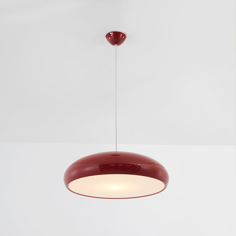 Sleek Round Ceiling Light with Adjustable Height and Energy-Efficient LED – Modern Pendant Fixture for Bedroom and Living Room
