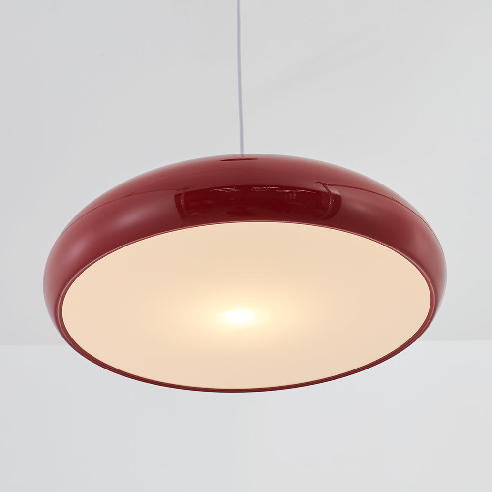 Sleek Round Ceiling Light with Adjustable Height and Energy-Efficient LED – Modern Pendant Fixture for Bedroom and Living Room