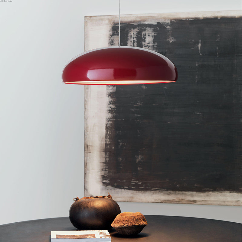 Sleek Round Ceiling Light with Adjustable Height and Energy-Efficient LED – Modern Pendant Fixture for Bedroom and Living Room