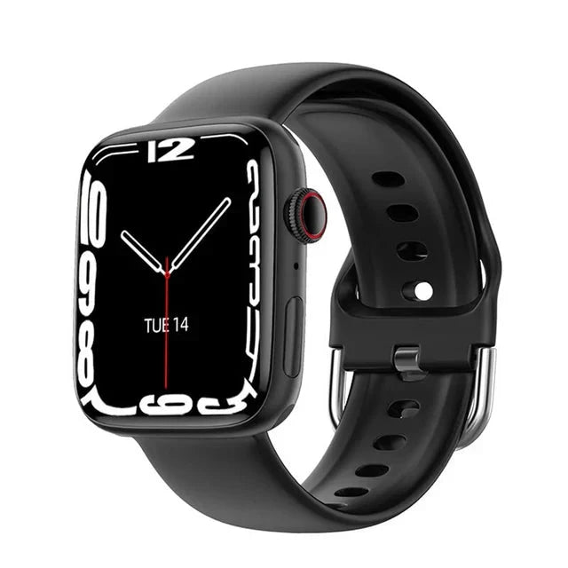 Fitness Smartwatch with Heart Rate Monitor, 10 Sports Tracking Modes, Sleek Slim Design, and Smartphone Connectivity