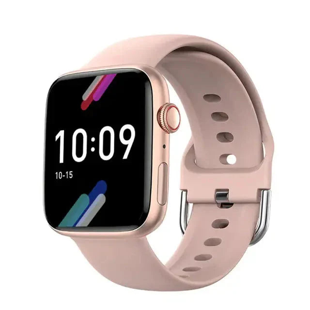 Fitness Smartwatch with Heart Rate Monitor, 10 Sports Tracking Modes, Sleek Slim Design, and Smartphone Connectivity