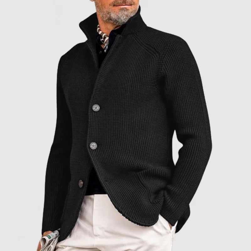 UrbanShield Knit – Stylish Men’s Weatherproof Jacket with Classic Fit