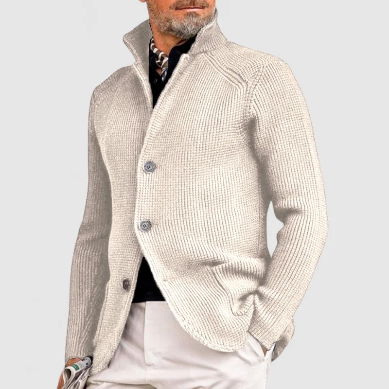 UrbanShield Knit – Stylish Men’s Weatherproof Jacket with Classic Fit