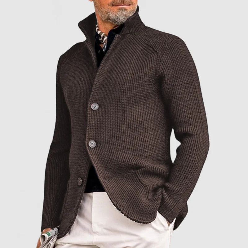 UrbanShield Knit – Stylish Men’s Weatherproof Jacket with Classic Fit