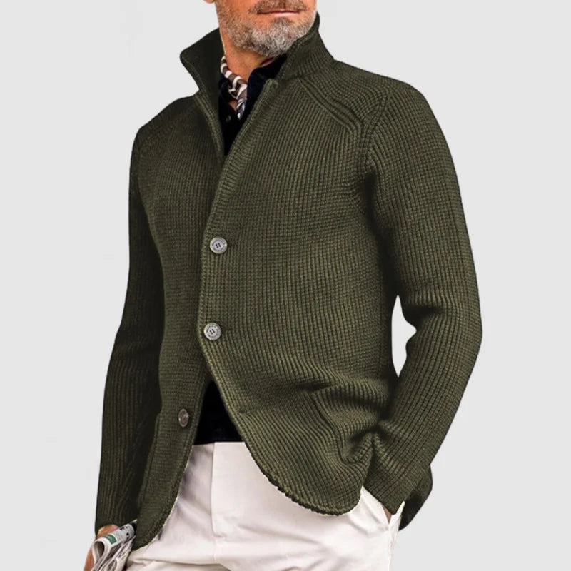 UrbanShield Knit – Stylish Men’s Weatherproof Jacket with Classic Fit