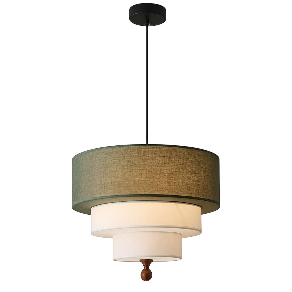 SoftGlow | Handmade Cotton and Silk Hanging Light