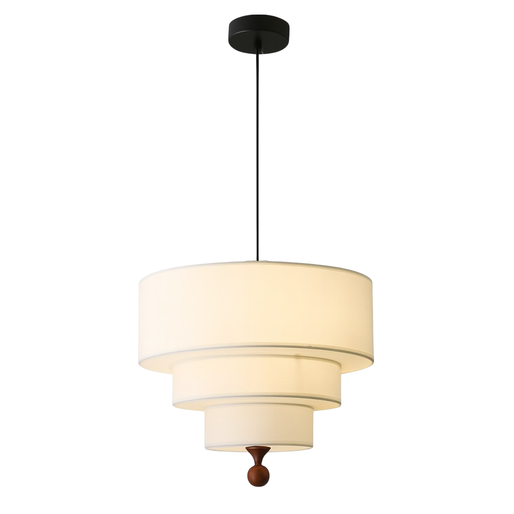 SoftGlow | Handmade Cotton and Silk Hanging Light