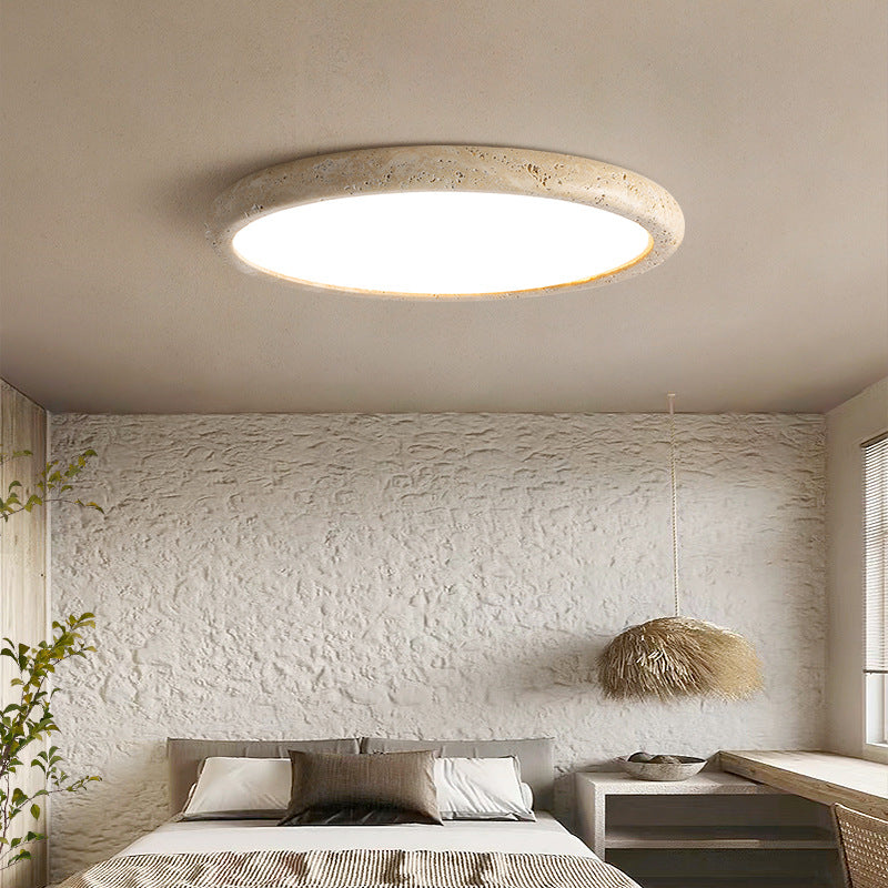 Solairis | Stone Ceiling Lamp for Minimalist Home Living