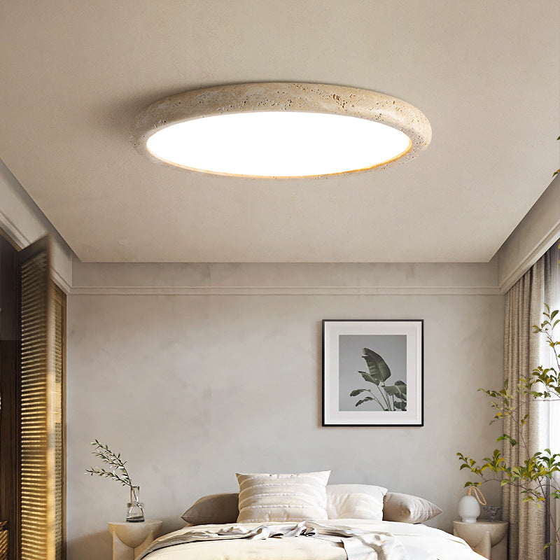 Solairis | Stone Ceiling Lamp for Minimalist Home Living