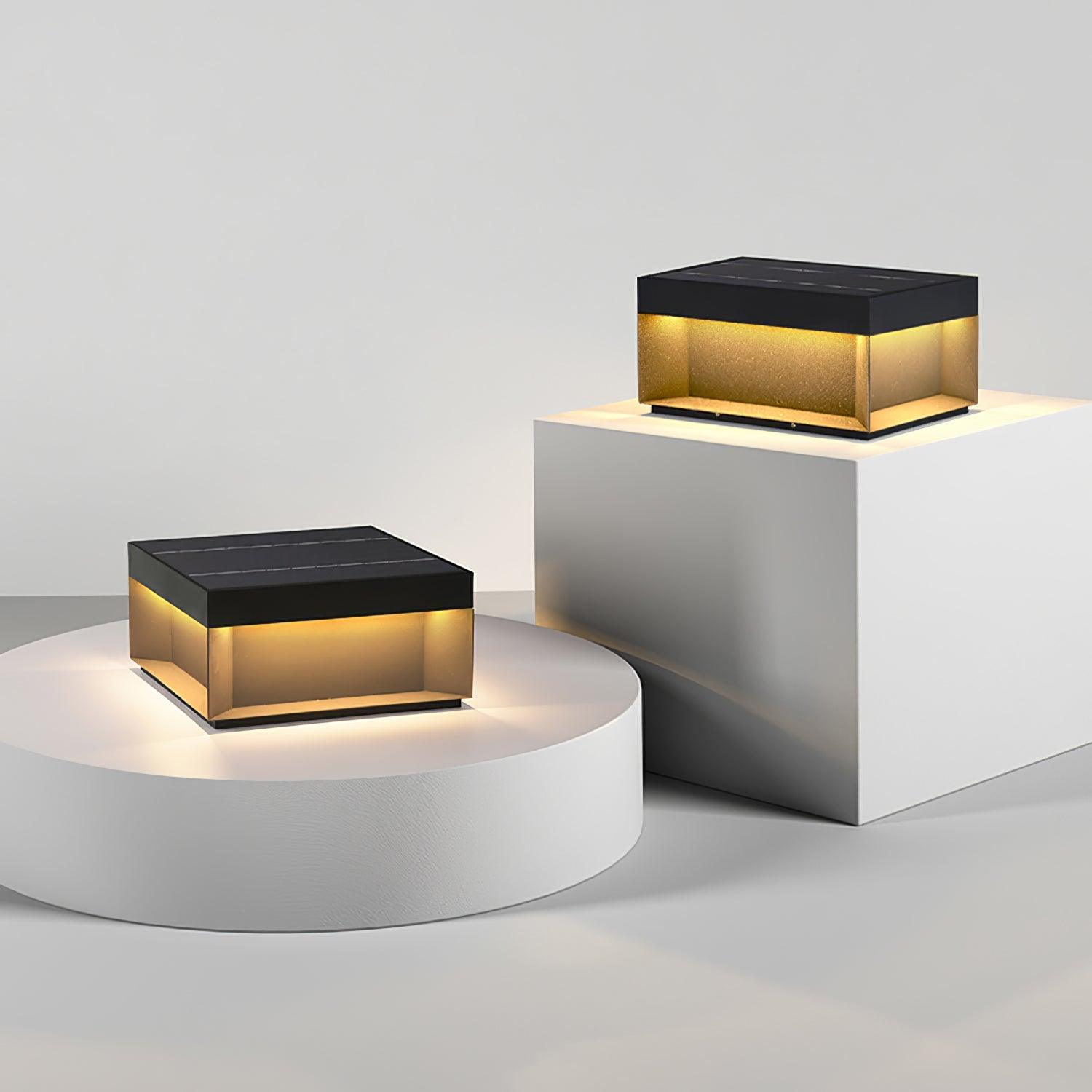 SunGlow Post Light – Solar-Powered Outdoor Light with IP65 Waterproof Rating, Durable Solar Garden Lighting for Effective Landscape Illumination.