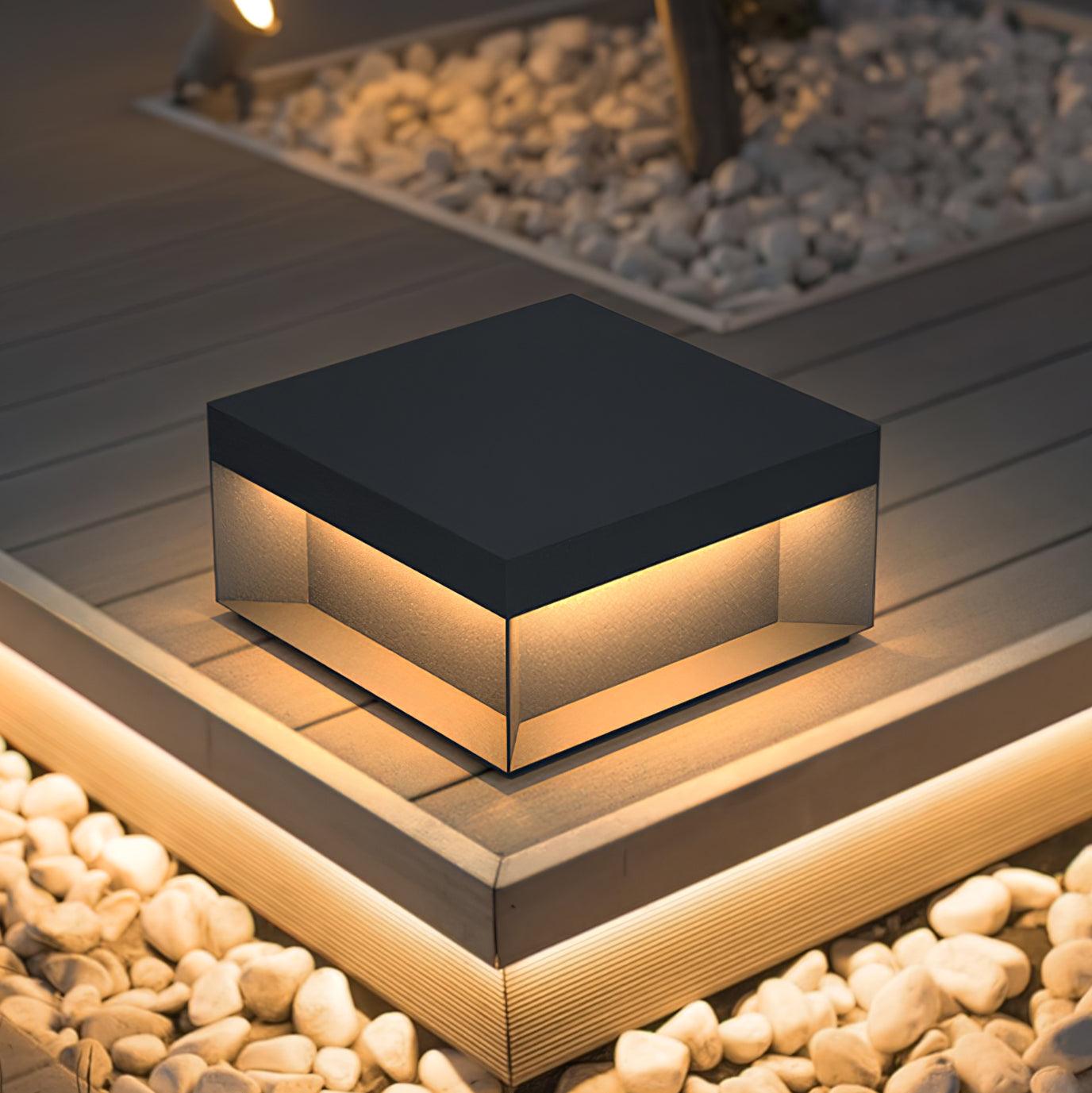 SunGlow Post Light – Solar-Powered Outdoor Light with IP65 Waterproof Rating, Durable Solar Garden Lighting for Effective Landscape Illumination.