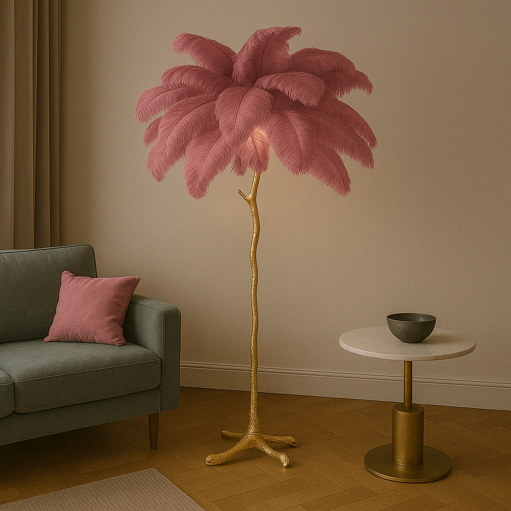 Solenith | Stylish Feather-Inspired Floor Lamp