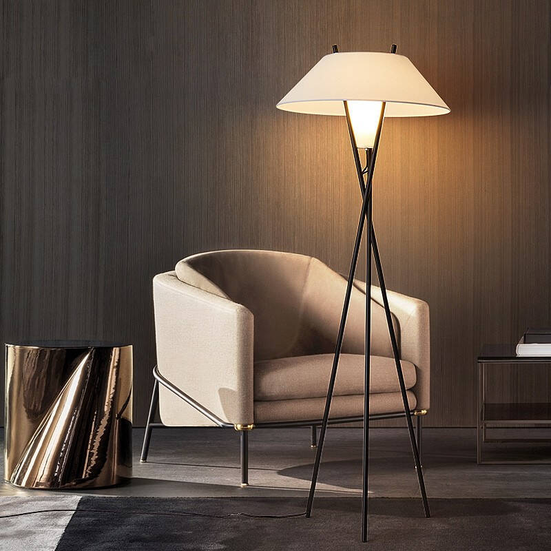 Solenithra | Contemporary Jubilee Fabric Floor Lamp