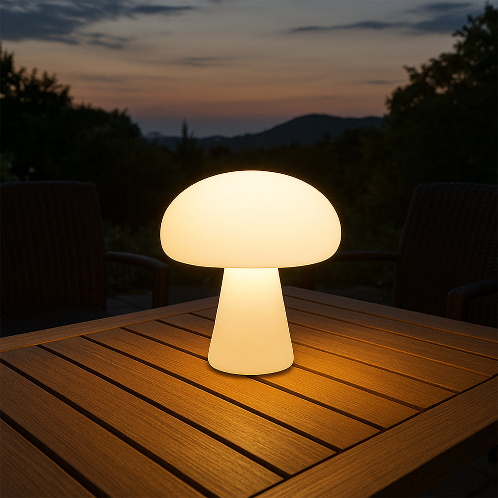 Solmere | Mushroom Outdoor/Indoor Table Lamp with Modern Aesthetic