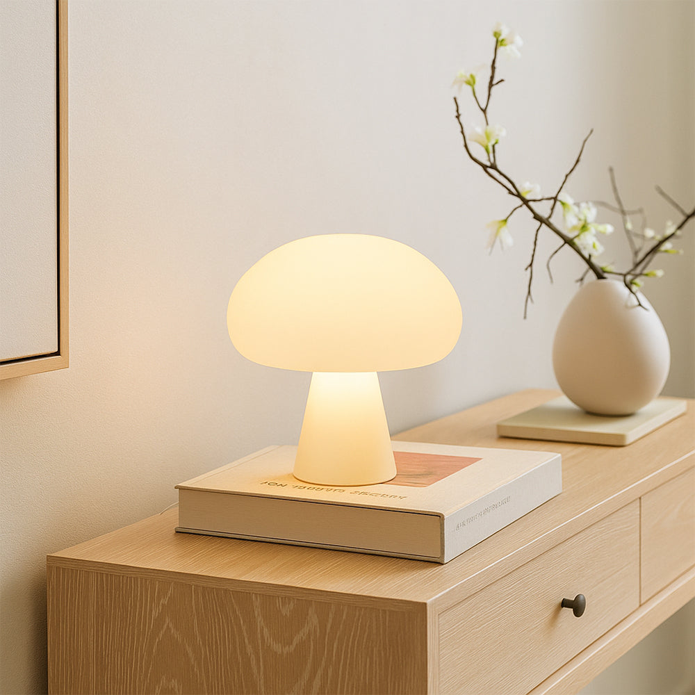 Solmere | Mushroom Outdoor/Indoor Table Lamp with Modern Aesthetic