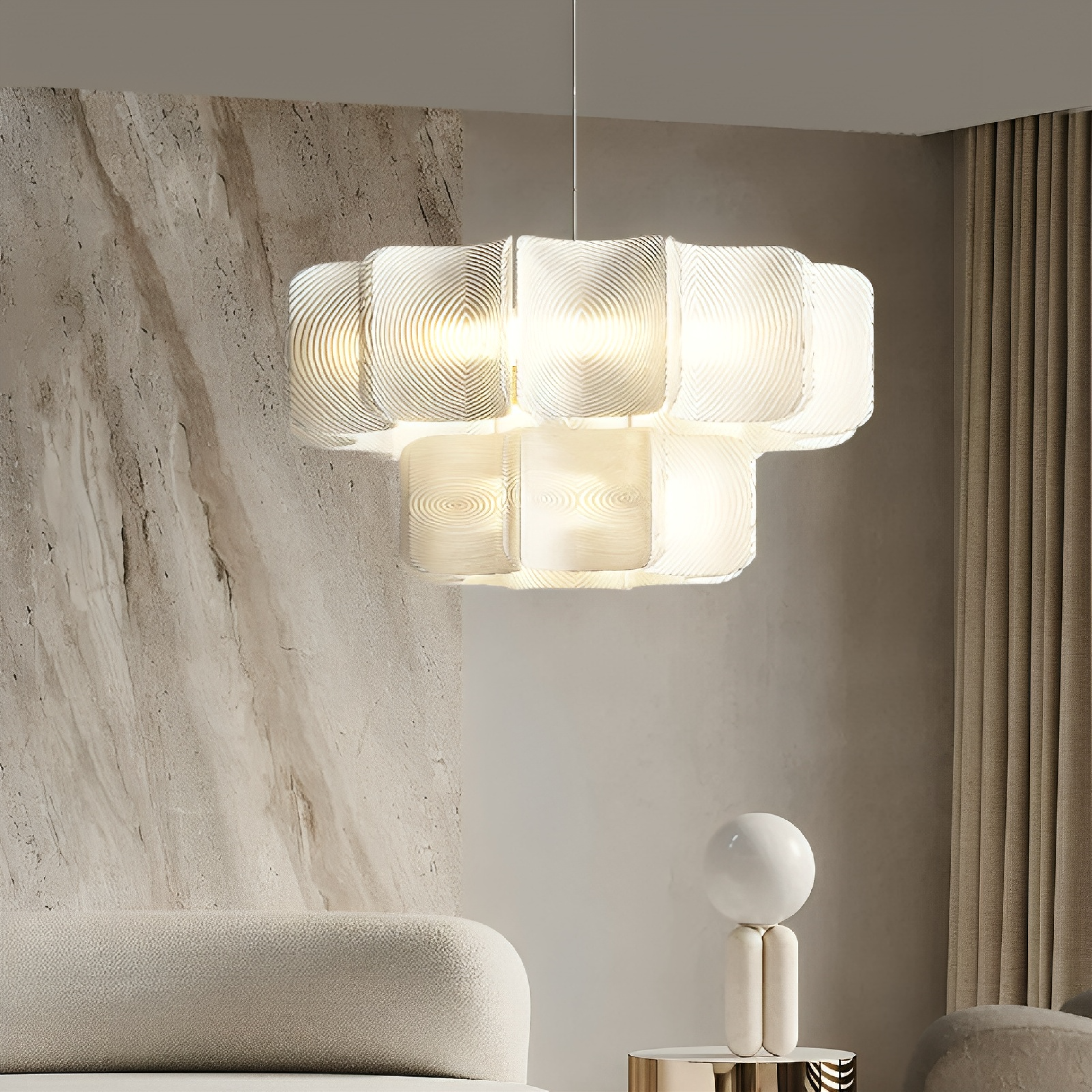 Solvion | Wabi-Sabi Inspired Modern Japanese Chandelier