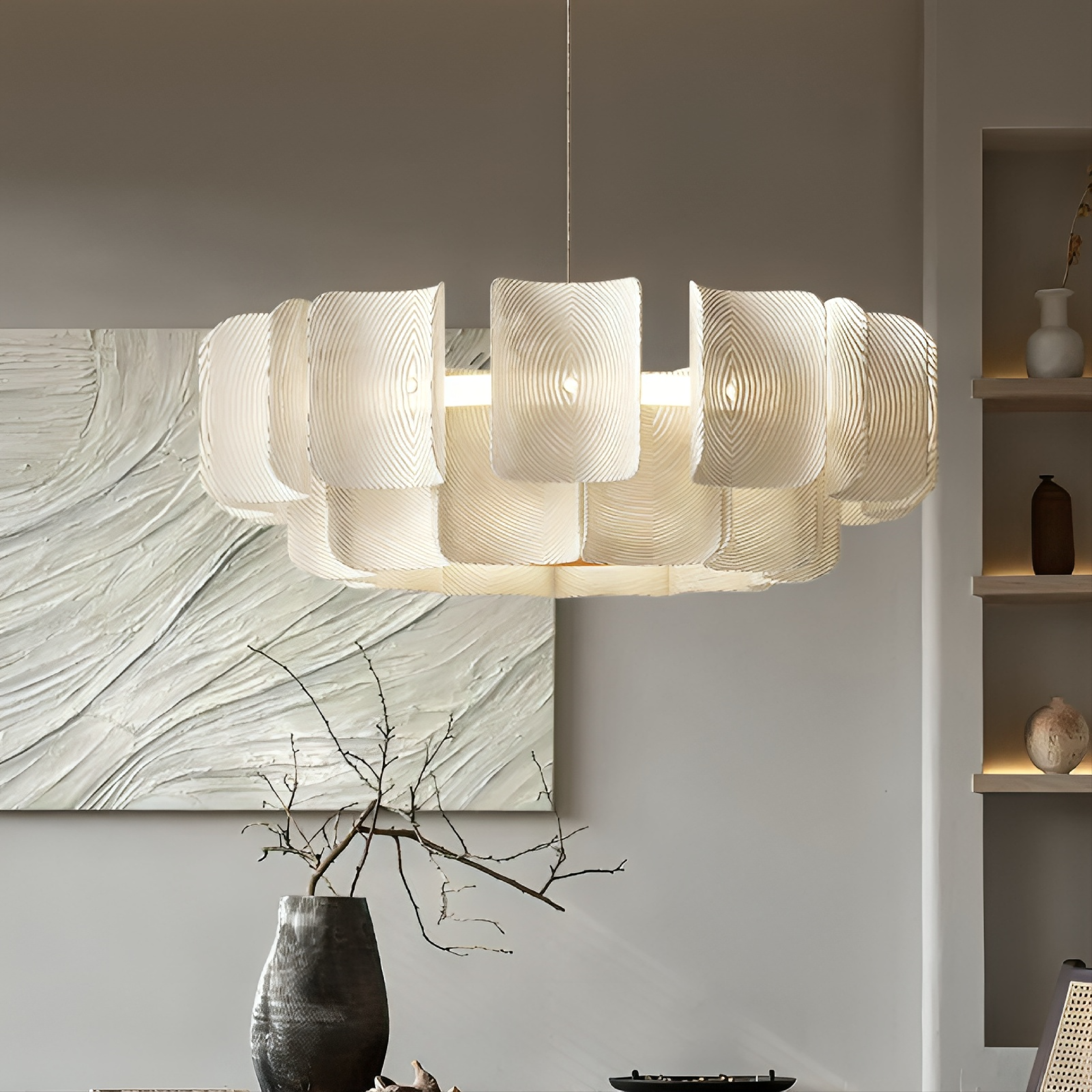 Solvion | Wabi-Sabi Inspired Modern Japanese Chandelier
