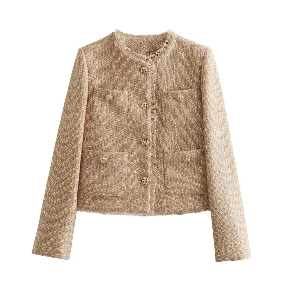 Lena | Elegant Cropped Jacket for Women - Timeless Autumn Fashion