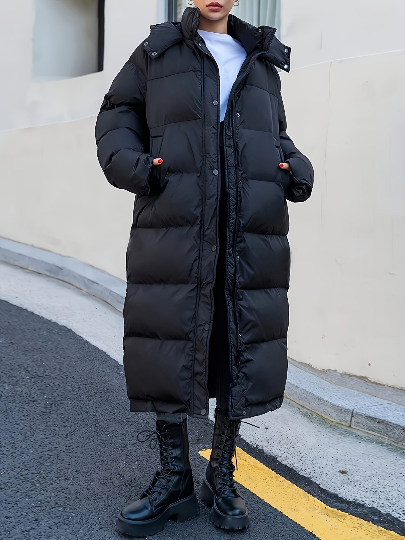 Maya | Stylish Women's Long Puffer Coat - Warm & Comfortable Fit