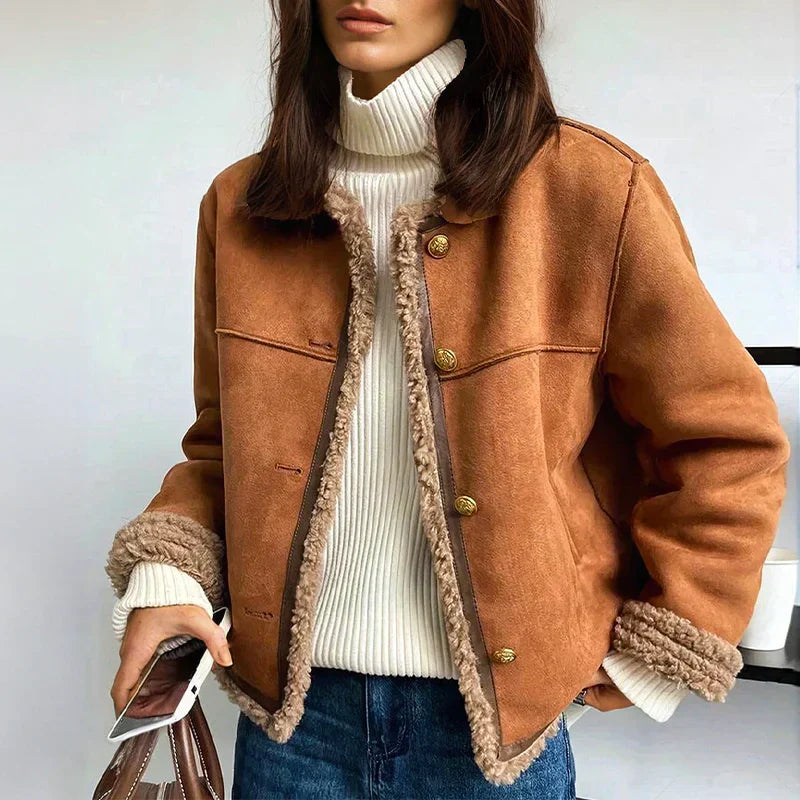 Celestine | Cozy Vintage Wool Jacket for Women - Elegant Winter Wear