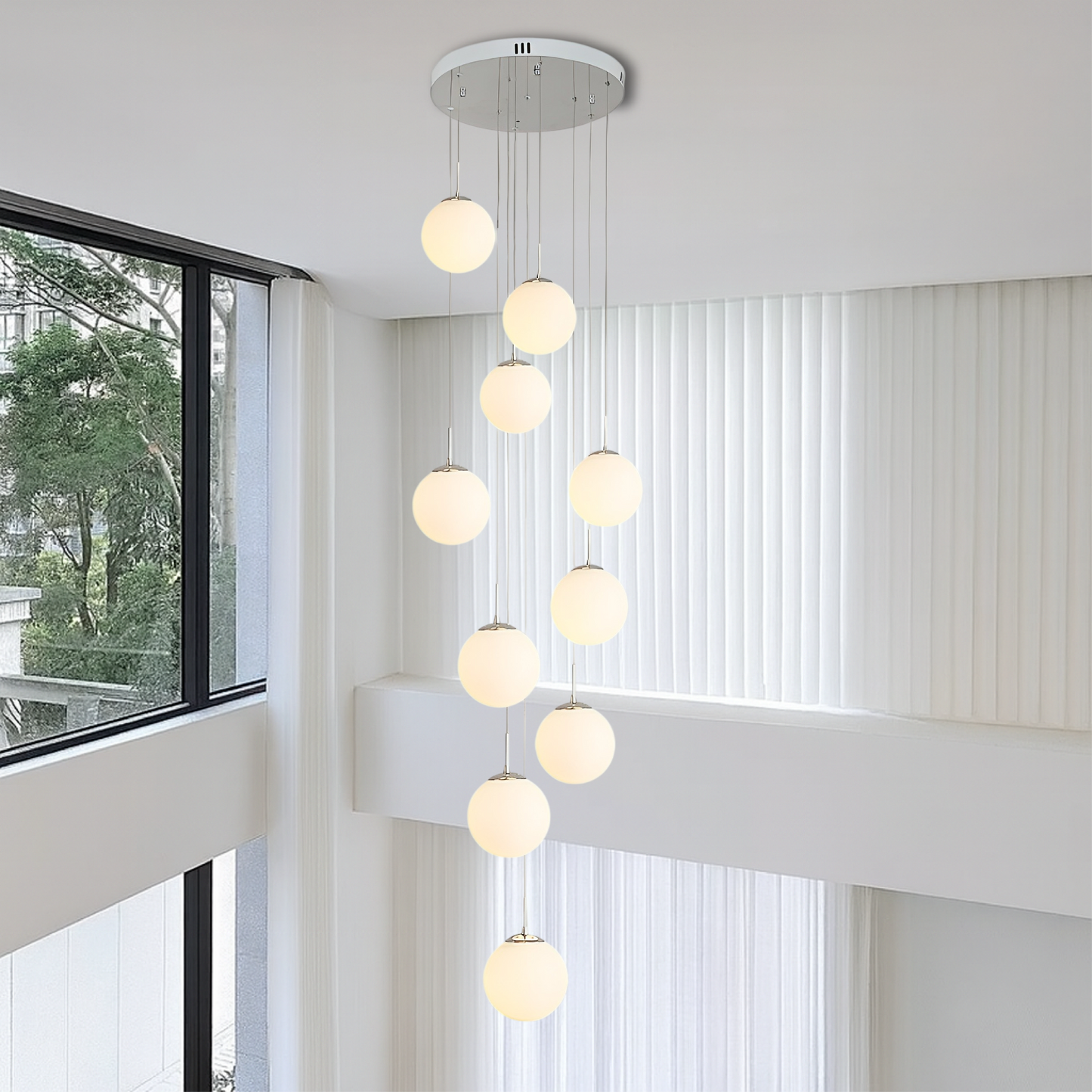 Steellan | Modern Style Scandinavian Staircase Chandelier