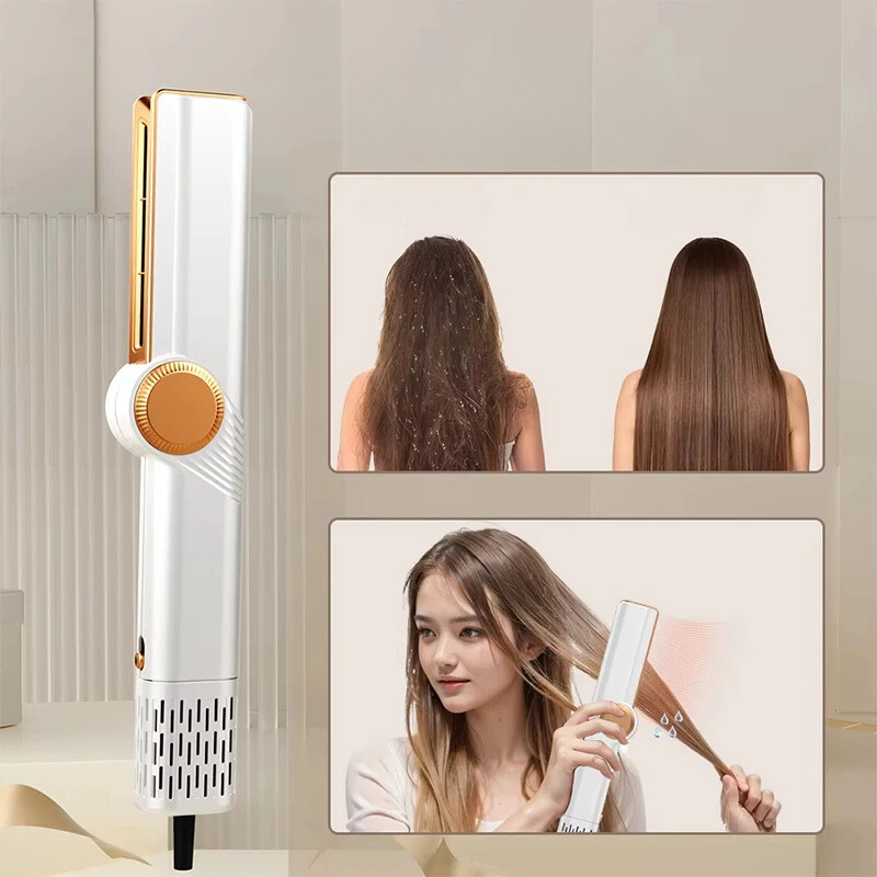 ZenithGlide Straightener – A hair straightener that glides smoothly, working on both damp and dry hair.