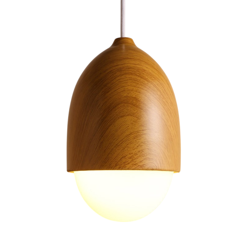 Sylura | Vintage Scandinavian Wooden Pendant Light