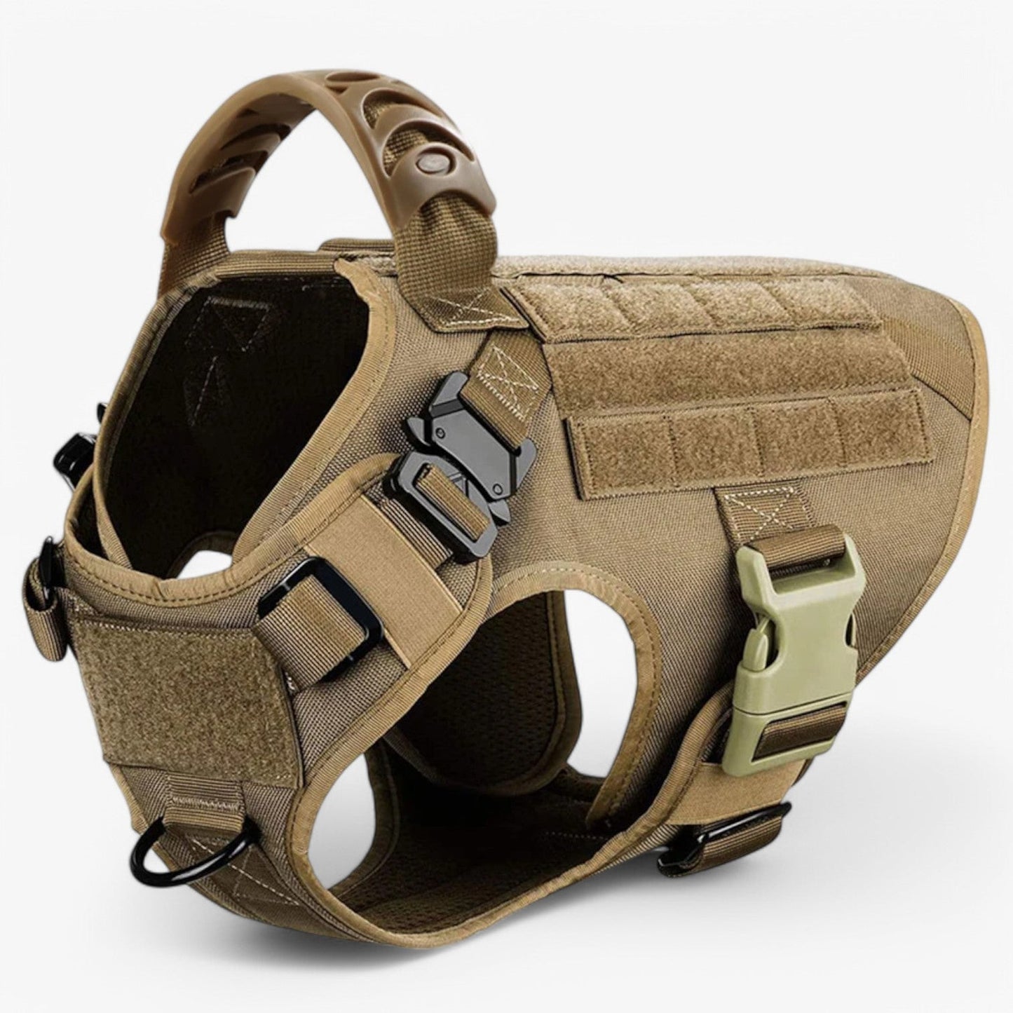 Heavy-Duty Tactical Dog Harness – Adjustable Fit with Handle and Reflective Features for Training
