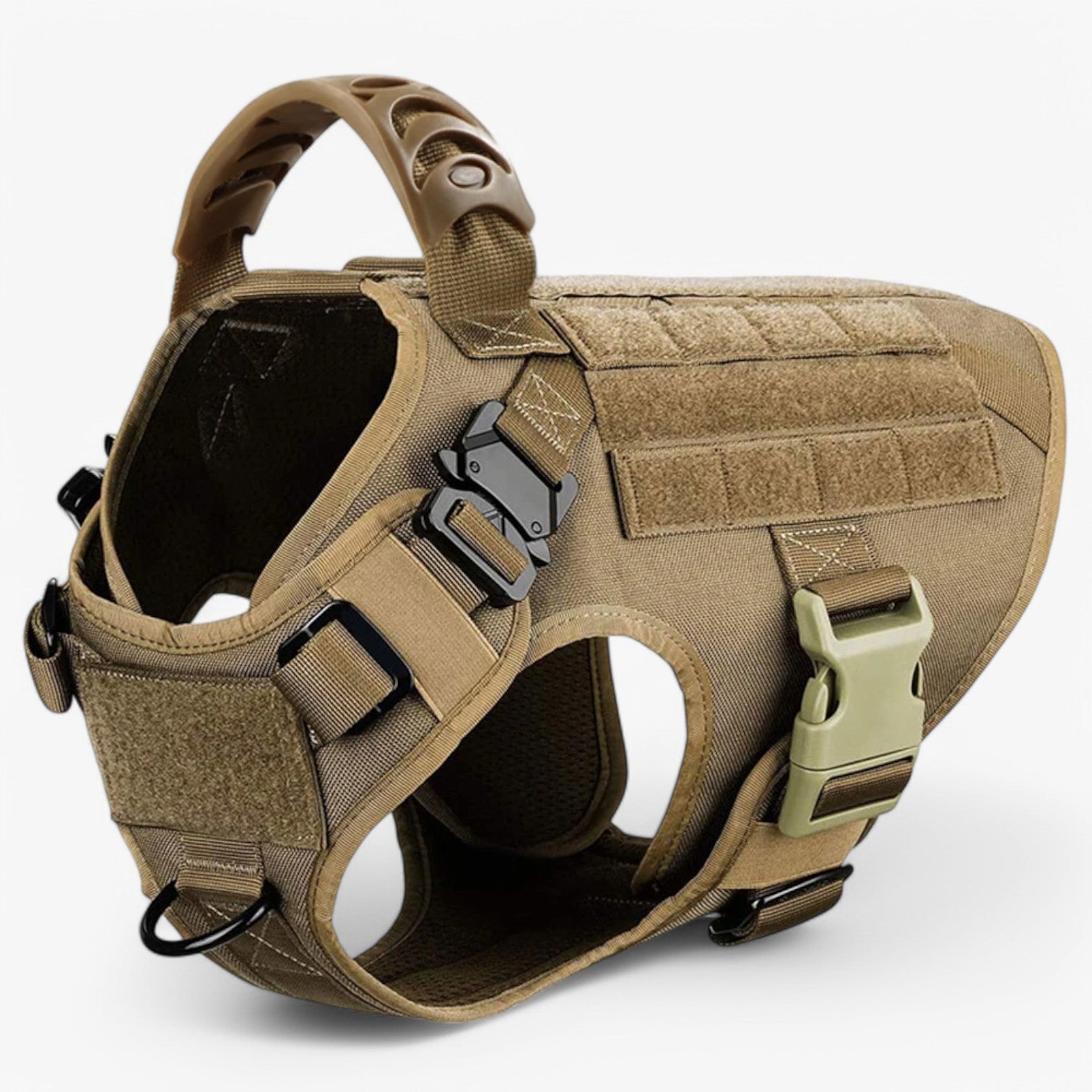 Heavy-Duty Tactical Dog Harness – Adjustable Fit with Handle and Reflective Features for Training