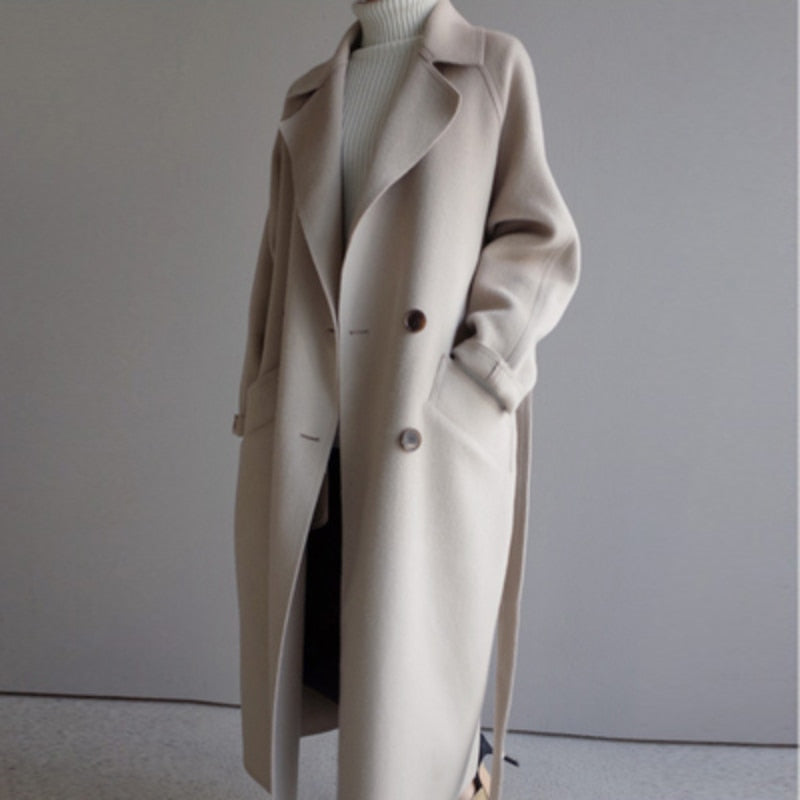 Evelina | Women's Longline Coat – Elegant Style for Cold Weather Seasons