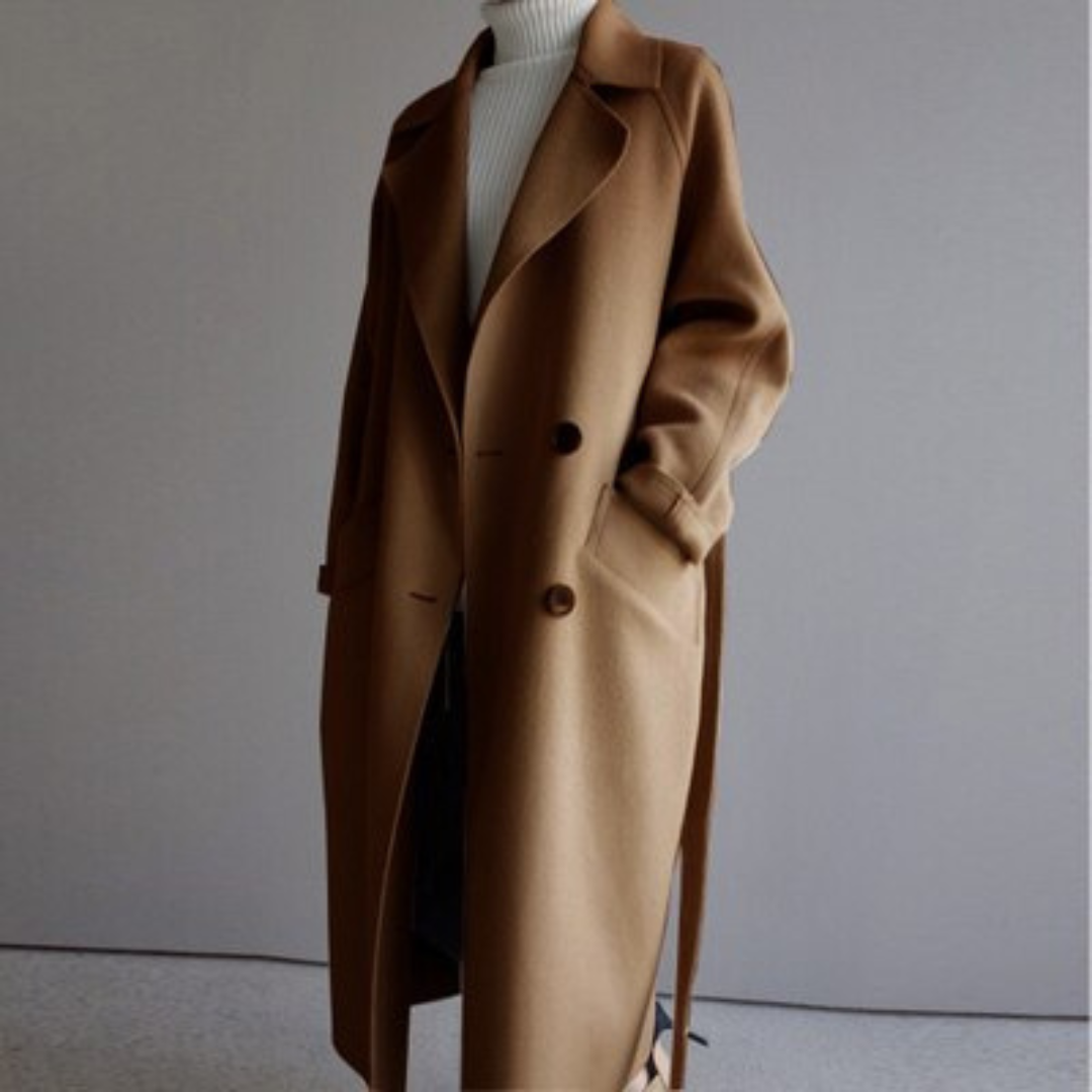 Evelina | Women's Longline Coat – Elegant Style for Cold Weather Seasons