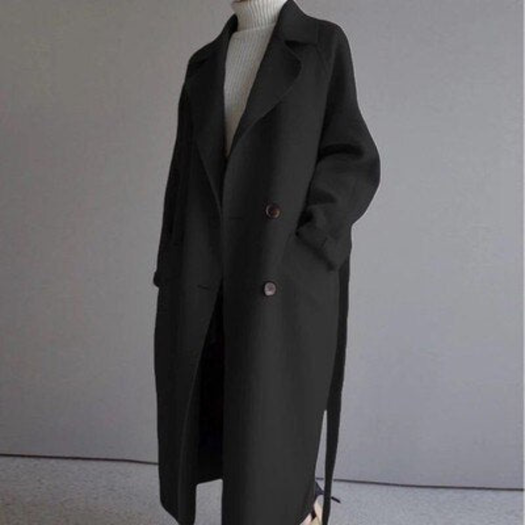 Evelina | Women's Longline Coat – Elegant Style for Cold Weather Seasons