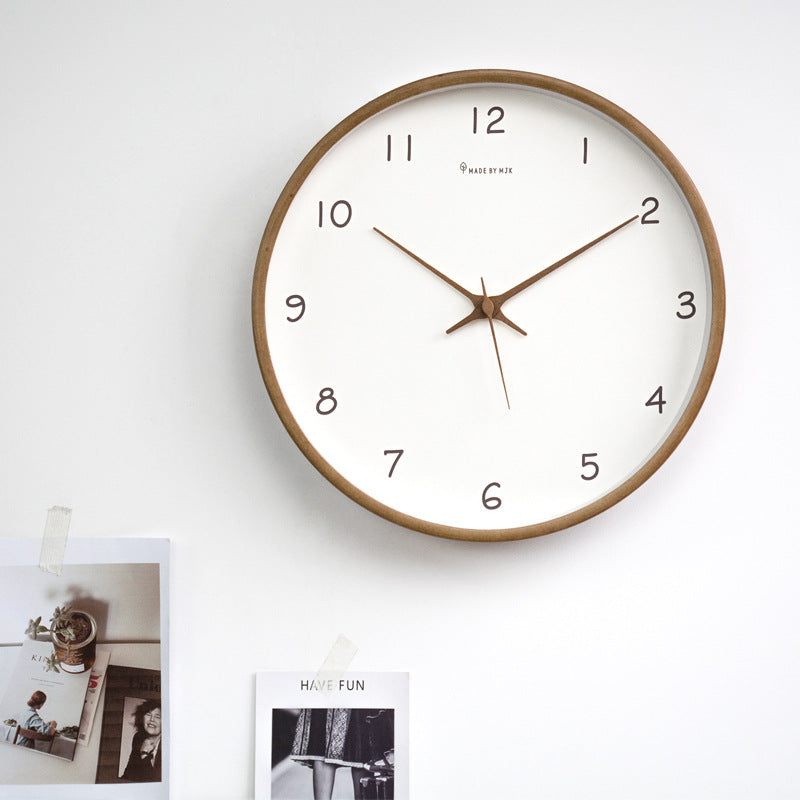 RusticTick – Minimalist Wooden Timepiece with Elegant Analog Display