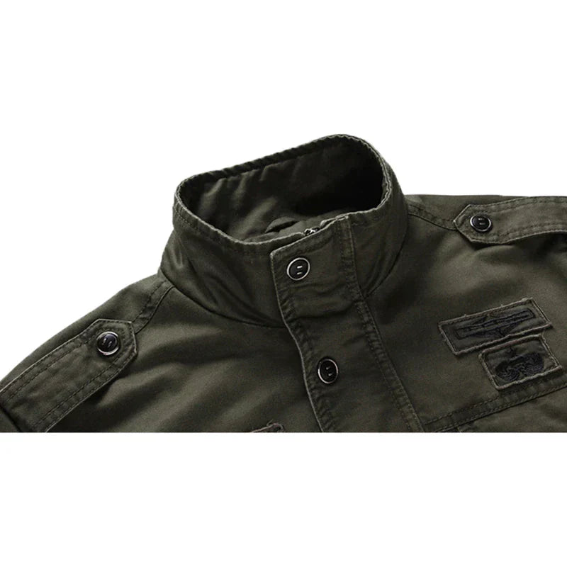 Ethan | Durable Polyester Military Coat for Men